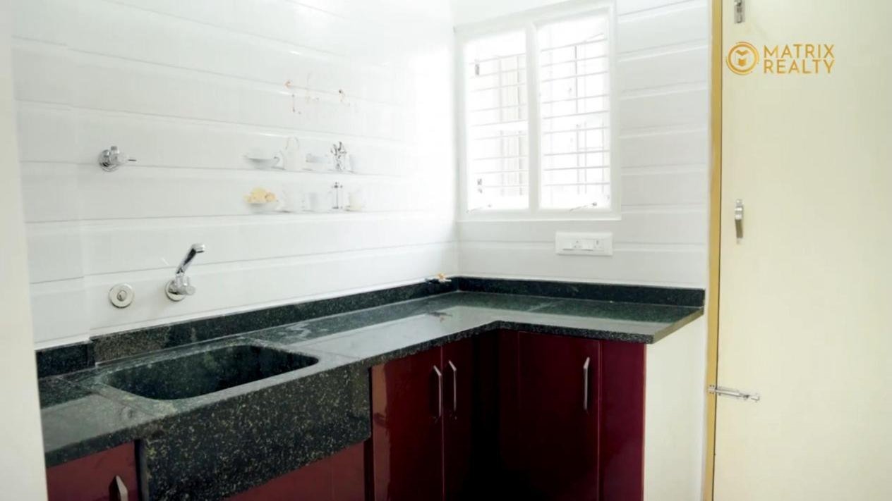 Kitchen in a Bengaluru home built by Matrix Realty